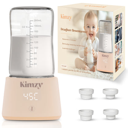 Kimzy® Flessenwarmer voor Onderweg – Beige
