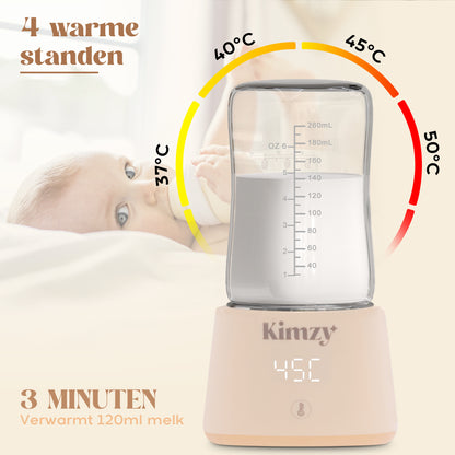 Kimzy® Flessenwarmer voor Onderweg – Beige
