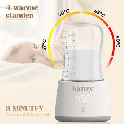 Kimzy® Flessenwarmer voor Onderweg – Wit